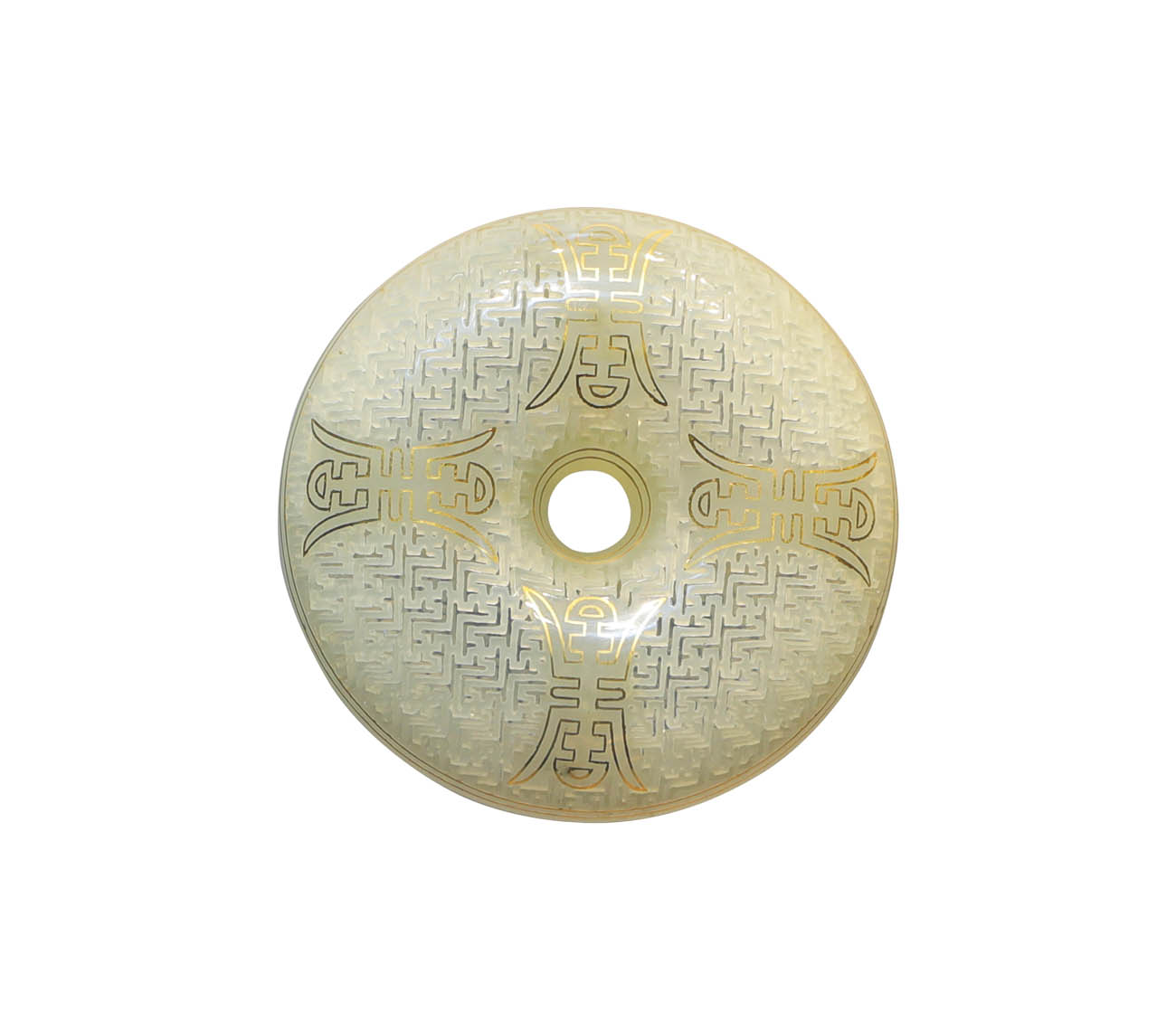 《万寿常春》金镶玉薄胎香囊 