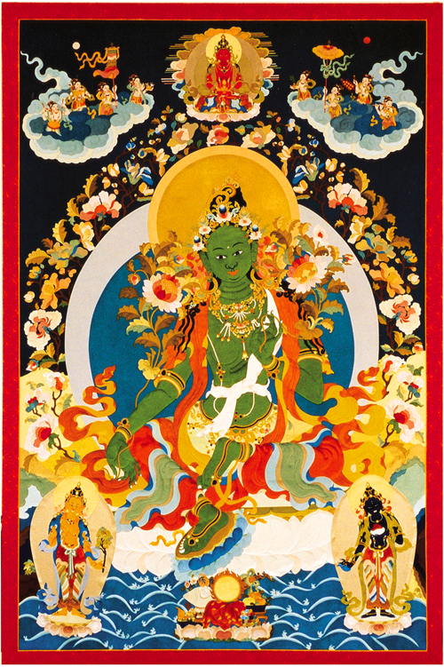 2001年，為北京雍和宮復(fù)制了國(guó)家一級(jí)文物宮廷補(bǔ)繡《綠度母》壁掛，目前已供奉在雍和宮永佑殿中。