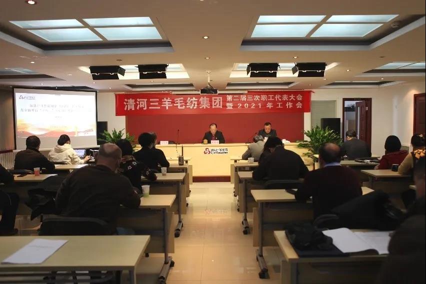 毛纺集团第二届第三次职工代表大会暨2021年工作会召开