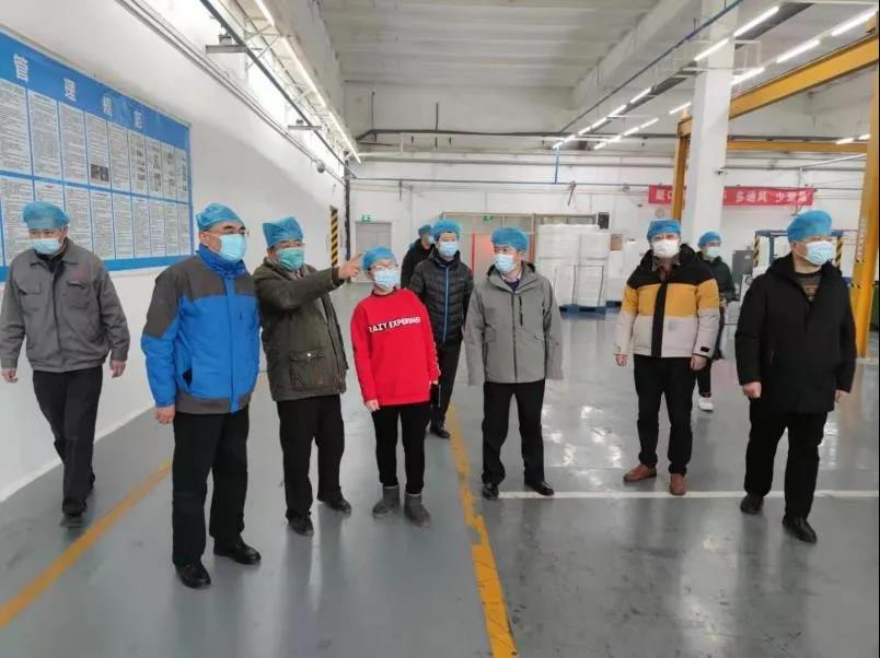 时尚控股公司领导带队到毛纺集团应急产业园检查安全工作